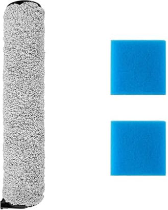 EUREKA Kabelloser Nass-Trocken-Hartbodenreiniger NEW400 Zubehör-Kit - 2 Wattefilter und 1 Rollenbürste inklusive