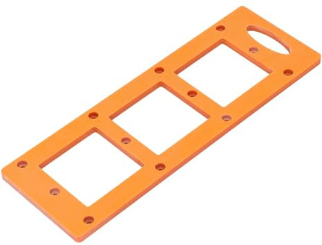 Cutting Template for 70 * 70mm Socket Base Box, 86 Socket Mould 12 Position Opening Design Suitable for Most Woodworking Projects
