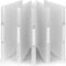 ACROPAQ - 5 x Ringbuch A4 - Mit 2 Ringen, Mit Rückenetiketten, Rückenbreite 2,5 cm, Luft, Natur Farbkollektion - Ringhefter, Ringordner, Ordner A4 Schmal, Ringmappe A4, Schulordner