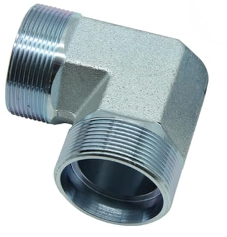 1pc elbow right angle clamping sleeve butt joint hydraulic pipe joint DIN