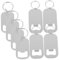 OFFSCH Keyring Gadgets Aluminium Alloy Blank Keychain Beer Bottle Opener for Ktv