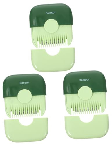 minkissy 3 Pièces Tondeuse à Cheveux Deux En Un Pour Tondeuse à Cheveux Multifonctionnelle Deux En Un Pour Les Filles Pour Couper La Frange Et Les Pointes (vert Avocat) Tondeuse à Fourche