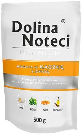 Dolina Noteci Premium Wet Dog Food 150g - Various Flavours, MIX OF TASTE (150 g (Pack of 10), Duck Pupmpkin)