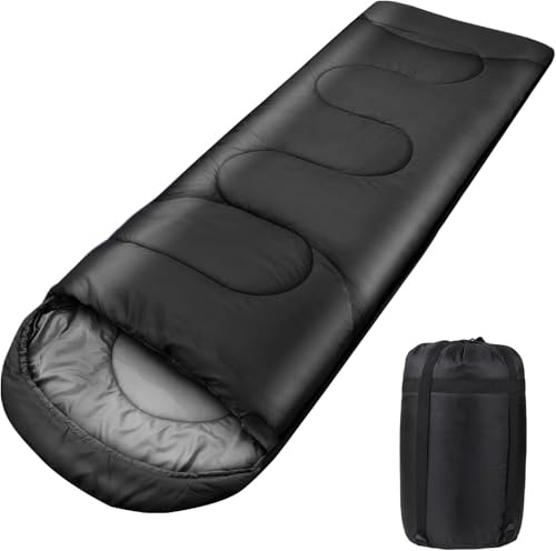 Schlafsack Outdoor für Camping 3 Jahreszeiten Erwachsene Schlafsack, 2 in 1 Funktion Deckenschlafsäcke, Warm, Leichtgewichtig, Wasserdicht für Rucksackreisen, Wandern und Reisen