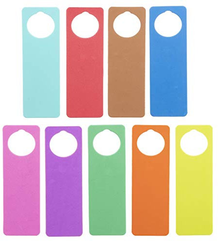 Darice Foam Door Hangers 9/Pkg-Assorted Colors