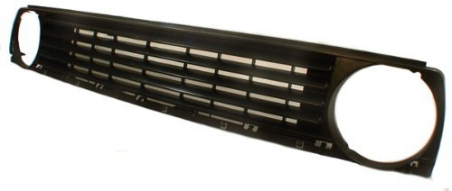 Kühlergrill ohne Emblem Schwarz für VW Golf 2 83-91