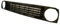 Kühlergrill ohne Emblem Schwarz für VW Golf 2 83-91