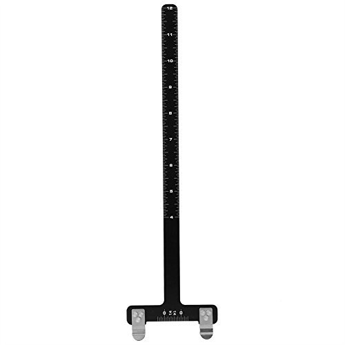 VGEBY t règle de tir à l'arc 12 Pouces règle de tir à l'arc incurvée Composite t règle de tir à l'arc