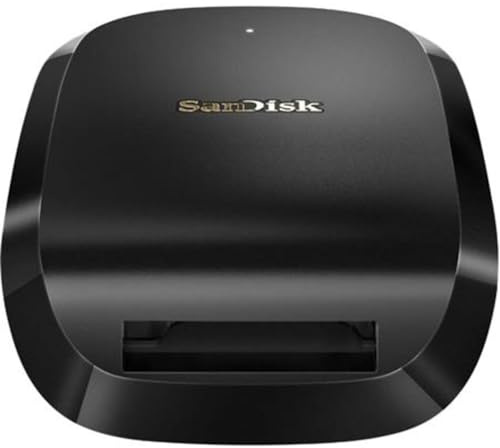 SanDisk Extreme Pro Cfexpress Card Reader, Sustaining Hyper-Fast Speeds throughout your Workflow, Black