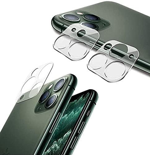 iPhone 11 / Pro/Max Kamera Schutz Folie Panzerfolie Hart-Glas Linse Cover - 2 Stück (für Apple iPhone 11)