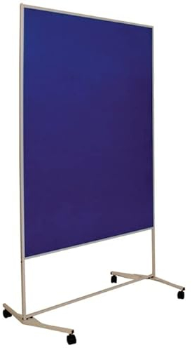 Moderationswand B1200xH1500mm fahrbar Whiteboard weiss