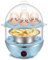 Siqi Deluxe Rapid Egg Cooker: Electric, 12 Capacity for Hard Boiled, Poached, Scrambled, Omelets, Steamed Vegetables, Seafood, Dumplings & More, with Auto Shut Off Feature, H