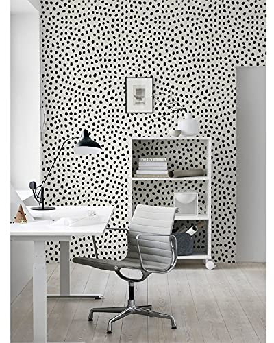 Coloray Fototapete Vlies An Einer Wand Zuhause Dekor Wandbilder 104x70cm Vliestapete Zimmer Wohnzimmer Büro Schlafzimmer - Dalmatinische Spots Punkte minimalistisch