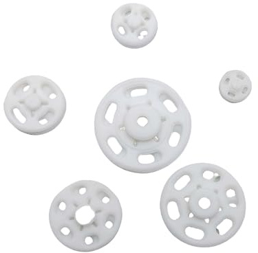 1 Box15 Set Unsichtbare kleine Plastik Snap Buttons Nähte Snap Buttons Druckknopf für Nähwaren