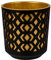 Home Garden Ornaments Large Plant Pots Indoor, Indoor Plant Pot - Decorative Plastic Flower Pots with Basket and Insert, Mix and Match Colours (Diameter: 30cm, Black and Gold)