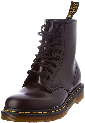 DR MARTENS 27277626 8 Eye Boot Men Burgundy Smooth UK 5