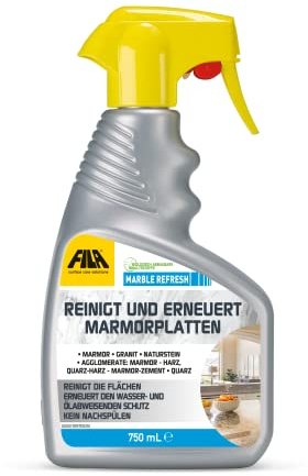 FILA Surface Care Solutions, MARBLE REFRESH, Reinigung und Erneuerung von Marmor- und Natursteinoberflächen, 750ml