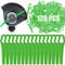 120 Pcs Grass Trimmer Replacement Blades, 83 mm Plastic Garden Mower Blades Cordless Lawn Mower Cutting Blades Lawn Strimmer Accessories Tool for Swift Ryobi VonHaus Grass Strimmer-Green