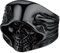 Bandmax Männer Jungen Sensenmann Totenkopf Ring Totenkopf Siegelring Schwarzer Ring Fingerring aus Edelstahl Größe 72 Totenkopfringe Sensenmann Ringe Modeschmuck