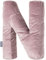 Bellochi Dekorative Kissen mit Antiallergische Füllung - Kuschelkissen - Zierkissen - aus Samt - Kinderkissen in Form eines Buchstabe N - Rosa