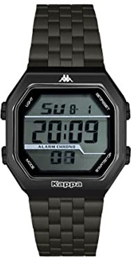 Kappa Orologio Unisex esagonale 35mm Acciaio Gold (NERO)