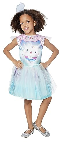Rubies Offizielles Gabbys Puppenhaus Cakey Cat Tutu Kleid, Kinderkostüm, Größe XXS, Alter 3-5 Jahre Halloween