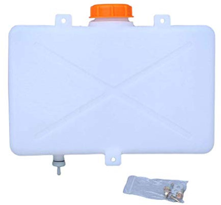 7L Kunststoff Heizöl Benzin Tank Kraftstofftank Kunststoff Kraftstoff Tank Air Standheizung Benzin Öl Wasser Tank Kraftstofftank Baugruppe Lkw Caravan Boot Auto Weiß (Weiss)