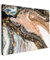 MuchoWow© Leinwand Bilder 40x30 cm Wanddeko Wohnzimmer Aesthetic Room Decor Goldene Deko Zimmer Wandbilder Modern Fotogeschenke Marmor-Look - Bild Gold - Schwarz - Glitter - Chic