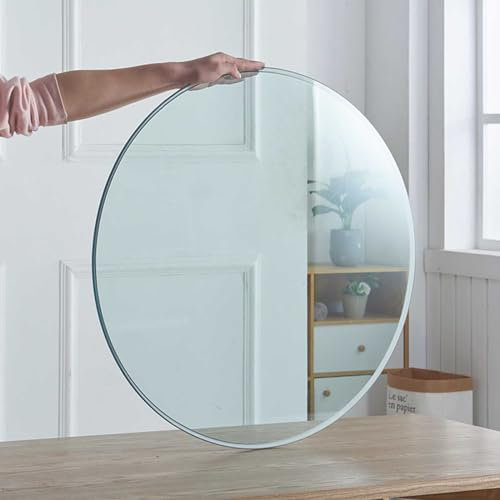 Tapa De Cristal Para Mesa Redonda Cristal Templado Transparente Bandeja De Cristal Redonda Tablero Superficie Redonda De Mesa Diámetro 35cm ~ 100cm Para Mesa De Comedor Cocina Jardín ( Size : Ø 38cm(1