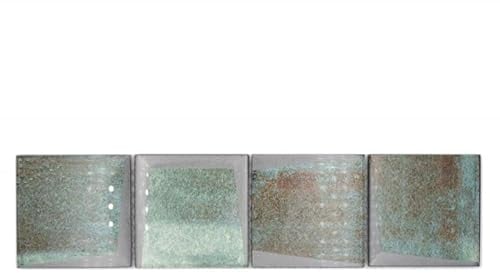 Mosaik Borde Bordüre Glasmosaik 3D-Optik grün MOS88BOR-XB20