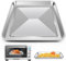 GWYXC Toaster Oven Baking Pan for Sage Smart Oven Air Fryer, 12 × 12 Stainless Steel Replacement Parts Smart Oven Plus Pro Air for Ninja SP101UK and Other Air Fry Oven
