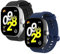 WD&CD Cinturino Compatibile per Xiaomi Redmi Watch 4 / Xiaomi Smart Band 8 Pro [2 Pezzi], Braccialetto di Ricambio Silicone Sportivo Cinturino Compatibile per Redmi Watch 4(Nero+Blu)