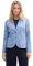 TOM TAILOR Damen 1038703 Basic Ottoman Blazer mit Taschen, 37106 - Flawless Blue, M