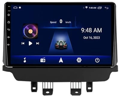9 Pollici Doppio Din Android 13 Autoradio per Mazda CX-3 CX3 Mazda 2 DK 2015~2018 con Senza fili CarPlay navigazione GPS Bluetooth Comandi al volante Telecamera Posteriore WiFi(A1 (1+32G))
