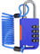 UP Security Ski Lock, Combo Lock with Retractable Cable (36in), Padlock Combination with Cable for Snowboard, Bike, Luggage, Suitcase, Locker, Fridge, Refrigerator, Cabinet, Outdoor Fence (Blue)