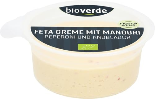 Bio Feta-Creme mit Peperoni und Knoblauch 12 x 125 g
