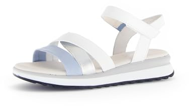 Gabor Damen Sandalette in Weiss-Kombi - Gr. 41