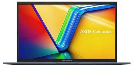 ASUS Vivobook 17 Personal Laptop, 2024, 17.3 1920 x 1080 IPS, Intel-6 Core i3-1215U, grafica Intel UHD, 8GB DDR4, SSD 512GB, Win11 Pro, Wi-Fi 6E, BT 5.1, fotocamera HD 720p, blu silenzioso