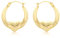 Tuscany Damen-Ohrringe 9 Karat gelb Gold Heart Patterned Creole - 1.53.8969