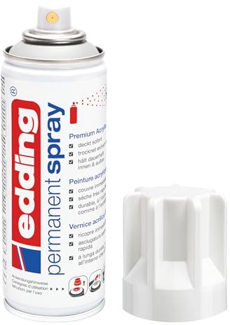 Permanent Spray edding, brillant Blanc éclatant