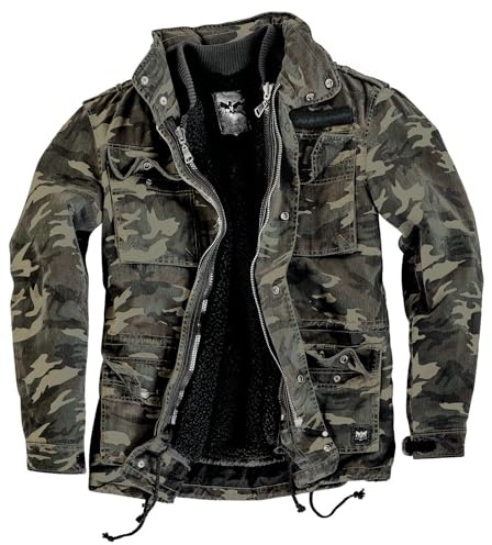 Black Premium by EMP Herren Camouflage Jacke mit Innenjacke