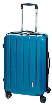 CHECK.IN London 2.0-4-Rollen-Trolley 67 cm blau