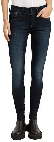 G-STAR Women's Lynn Mid Waist Skinny Jeans Jeans, Blue (Medium Aged 60885-6131-071), 23W / 30L
