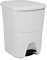 Denox DEN105 Pédale écologique 40 litres, blanc, 393 x 352 x 470 mm