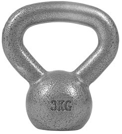 GORILLA SPORTS® Kettlebell - 2 bis 32 kg Gewichte, Einzeln/Set, Gusseisen, Bodenschonend, Silber oder Schwarz - Kugelhantel, Schwunghantel, Kugelgewicht, Rundgewicht, Krafttraining