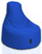 BuBiBag Gamer Sitzsack, Lounge Sessel, Gaming Sitzsäcke, Indoor & Outdoor Kissen für Kinder und Erwachsene (Blau;Ø:80cm)
