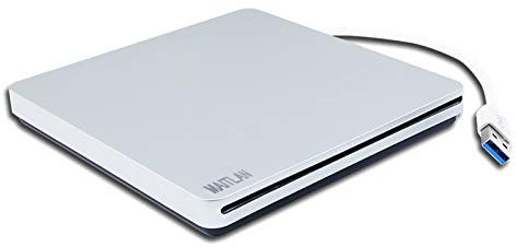 Lecteur Blu-ray et DVD externe portable USB 3.0 DL SuperDrive pour Apple iMac Core i5 21,5 27 fin 2015 Retina 5K aluminium A1418 A1419 ordinateur de bureau, 8X DVD+-R/RW 24X CD-R Graveur optique