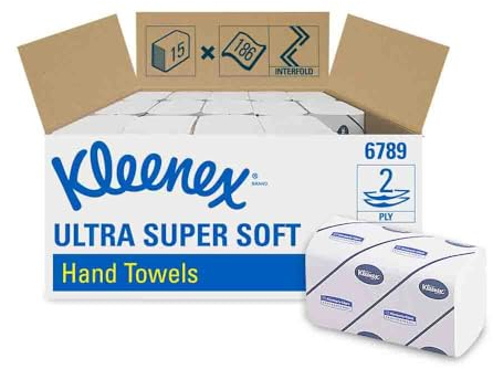 Kleenex® Papierhandtücher 6789, AIRFLEX*, Interfold-Falzung, 2-lagig, hochweiß, 21,5 x 21 cm, 1 VE