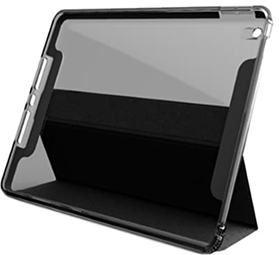 Gear4 Rugged Brompton Schutzhülle für iPad 11 mit Abnehmbarer Frontabdeckung – schützt vor Stürzen bis zu 2 m mit integrierter d3o-Technologie, schlankes und Robustes Design – Rauchgrau.