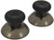 Lot de 2 capuchons analogiques en forme de champignon pour manette Xbox One Noir transparent
